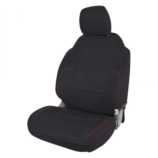  PRP Seats® - 1st Row Black with Red Stitching Seat Covers