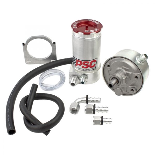 PSC Motorsports® - 1400 Series Power Steering Pump and Remote Reservoir Kit