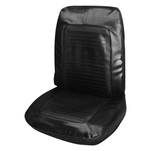  PUI Interiors® - Black Cologne Grain Vinyl Bucket Seat Cover