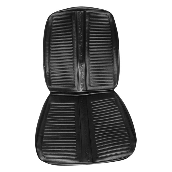  PUI Interiors® - Black Cologne Grain Vinyl Bucket Seat Cover