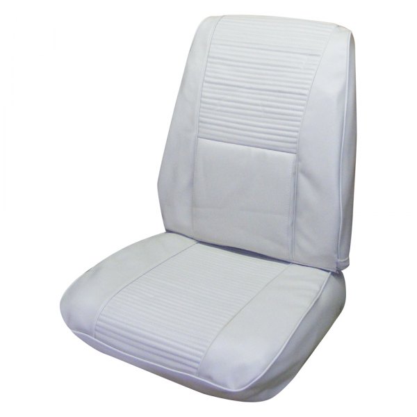  PUI Interiors® - Pearl White Dakota Grain Vinyl Bucket Seat Cover