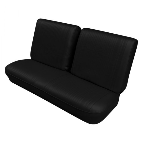  PUI Interiors® - Black Madrid Grain Vinyl Bench Custom Style Seat Cover