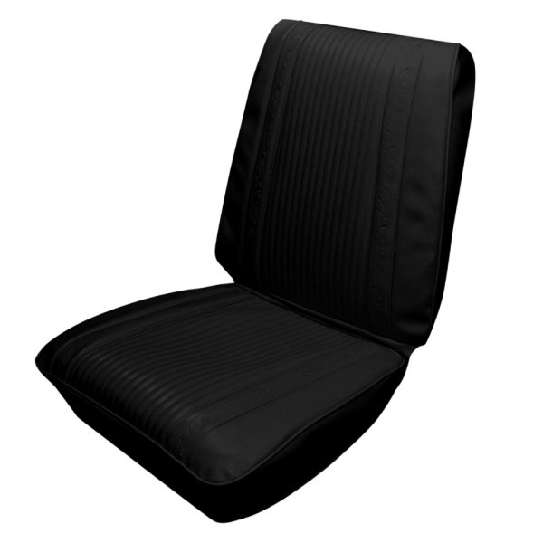  PUI Interiors® - Black Cologne Grain Vinyl Bucket Seat Cover