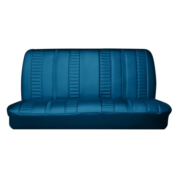 PUI Interiors® 67XS14C Rear Bright Blue Madrid Grain Vinyl Seat