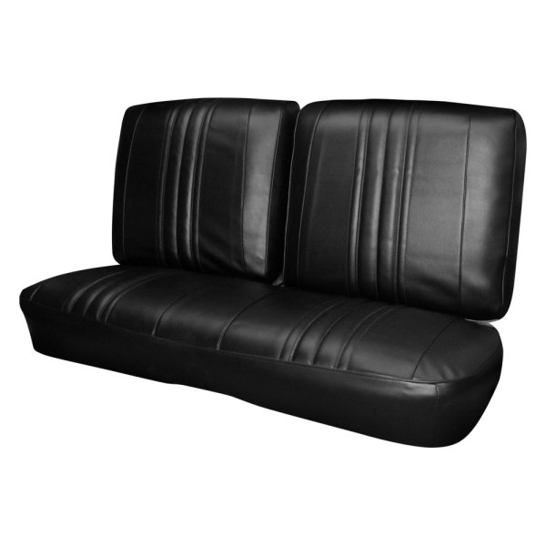  PUI Interiors® - Black Madrid Grain Vinyl Bench Standard Style Seat Cover
