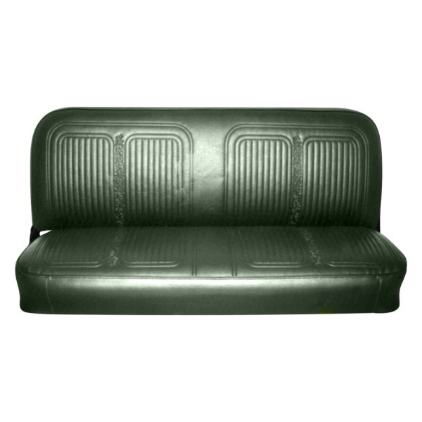  PUI Interiors® - Dark Metallic Green Walrus Grain Vinyl Bench Seat Cover