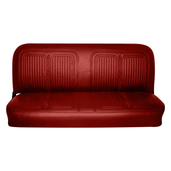  PUI Interiors® - Red Walrus Grain Vinyl Bench Seat Cover