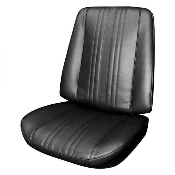  PUI Interiors® - Black Madrid Grain Vinyl Bucket Seat Cover