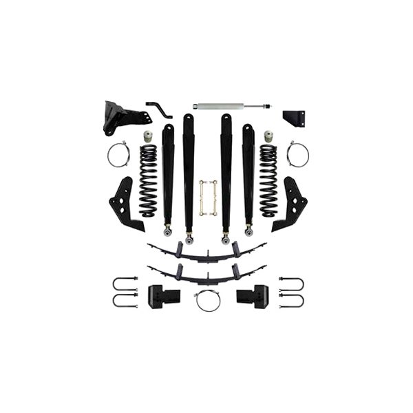 Pure Performance® - Triple Threat Plus™ 6" x 6" Stage 0 Front and Rear Suspension Lift Kit