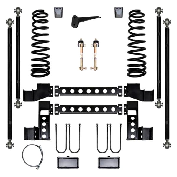 Pure Performance® - X Factor™ 4.5" x 4.5" Stage 0 Long Arm Front and Rear Suspension Lift Kit