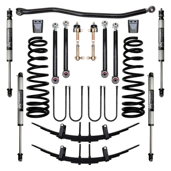 Pure Performance® - Triple Threat™ 3" x 3" Stage 1 Front and Rear Suspension Lift Kit