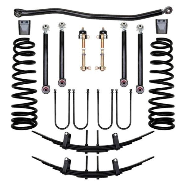 Pure Performance® - Triple Threat™ 3" x 3" Stage 0 Front and Rear Suspension Lift Kit