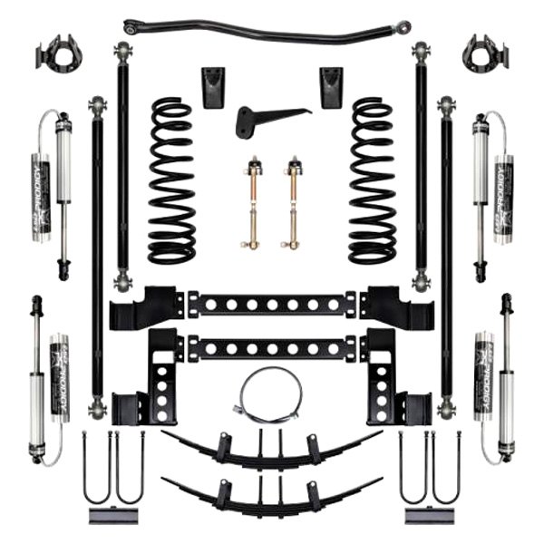 Pure Performance® - Triple Threat™ 6" x 6" Stage 3 Front and Rear Suspension Lift Kit
