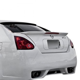 Pure Fg 044 Unpainted Factory Style Fiberglass Rear Lip Spoiler With Light Unpainted