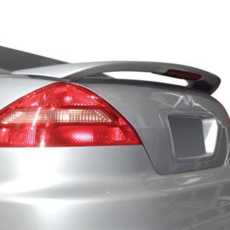 Pure® - Factory Style Fiberglass Rear Spoiler with Light (Unpainted)