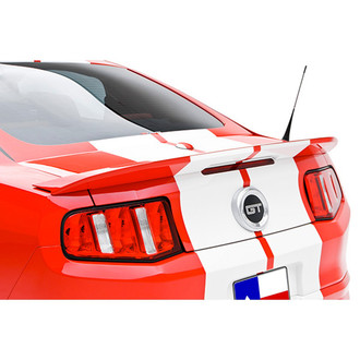 Pure® - Factory Boy Racer Style Fiberglass Flush Mount Rear Spoiler (Painted)