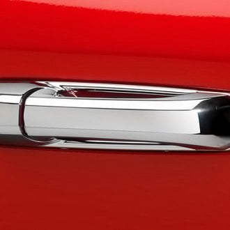 For 2016 17 Dodge Ram Chrome 2 Door Handle COVERS without passenger side keyhole