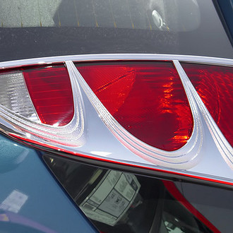 2001 Ford Focus Chrome Tail Light Bezels Covers Carid Com