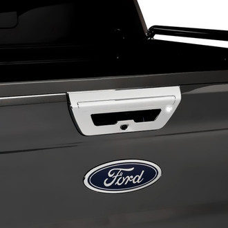 Chrome Tailgate Handle Cover For 2004-2014 Ford F-150 & Sport Trac – W/Cam Hole 4 thumbnail image