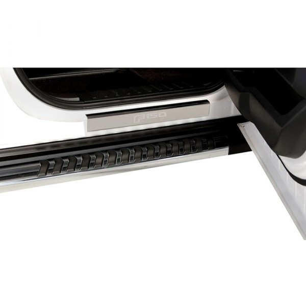 Putco® - Ford Licensed Polished Door Sills with Super Duty Etching 