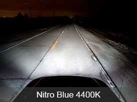 Putco Halogen Bulbs Installed - Nitro Blue