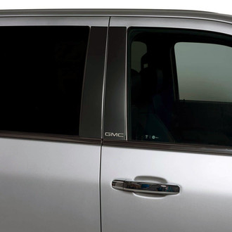 Putco® - GM Licensed Black Platinum Pillar Posts with GMC Logo