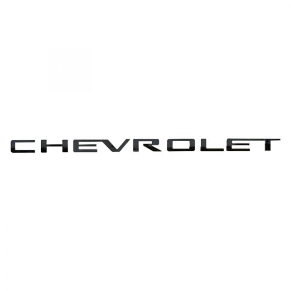 Putco® - "Chevrolet" Black Platinum Tailgate Lettering