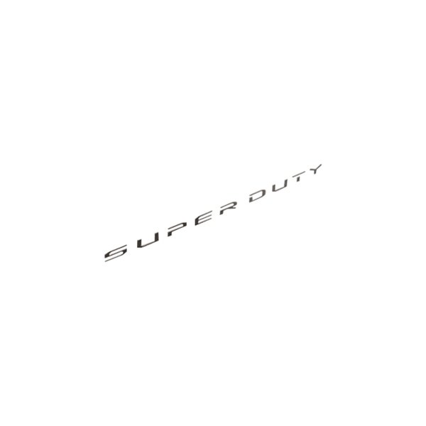 Putco® - "Super Duty" Black Platinum Rear Lettering