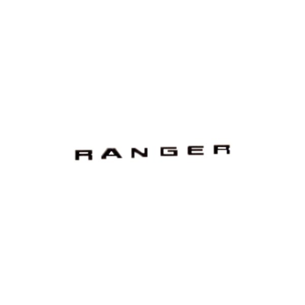 Putco® - "Ranger" Black Platinum Tailgate Lettering