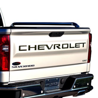 Putco® 55555BPGM - "Chevrolet" Letters Black Platinum Tailgate Lettering