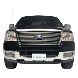 Putco® - 3-Pc Shadow Polished Horizontal Billet Main Grille
