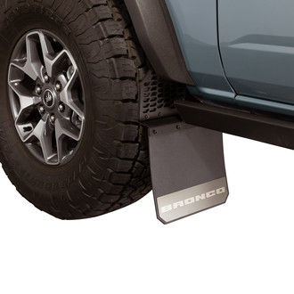 Putco® - Mud Skins™ Hex Shield Polished Mud Flaps