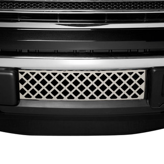 Putco® - 1-Pc EcoBoost Series Polished Diamond Punch CNC Machined Bumper Grille