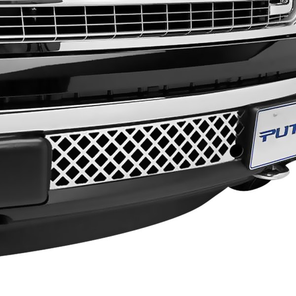 Putco® - 1-Pc EcoBoost Series Polished Diamond Punch CNC Machined Bumper Grille