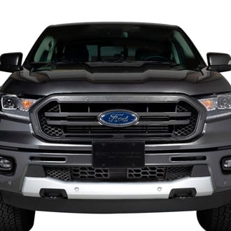 Putco® - 1-Pc Hex-Shield Style Black CNC Machined Bumper Grille