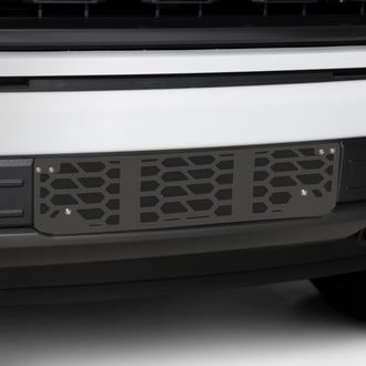Putco® - 1-Pc Hex-Shield Style Black CNC Machined Bumper Grille