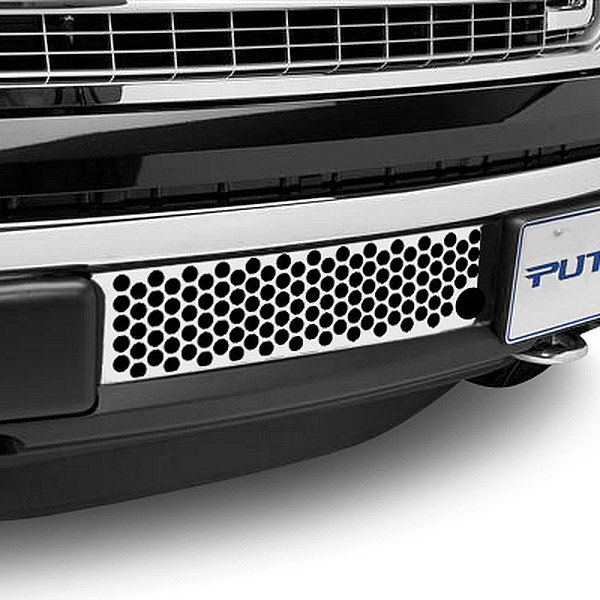 Putco® - 1-Pc EcoBoost Series Polished Round Punch CNC Machined Bumper Grille