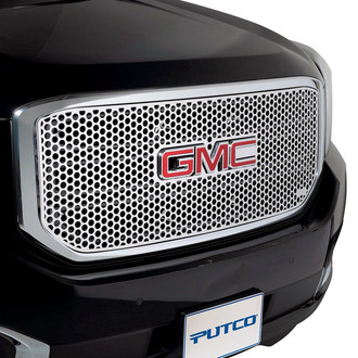 Putco® - 3-Pc Polished Round Punch CNC Machined Main Grille