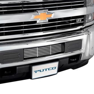 Putco® - 1-Pc Polished Bar Punch CNC Machined Bumper Grille