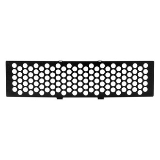 Putco® - 1-Pc EcoBoost Series Black Round Punch CNC Machined Bumper Grille