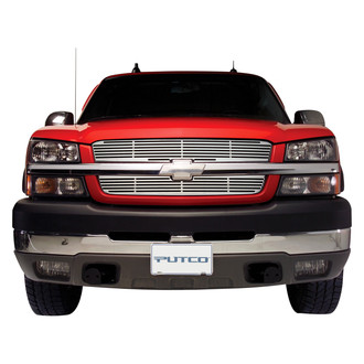 Putco® - 1-Pc Liquid Series Polished CNC Machined Main Grille