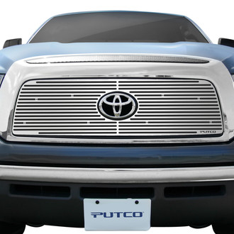 Putco® - 1-Pc Liquid Series Polished CNC Machined Main Grille