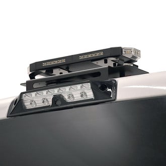 Putco® - Tri-Hornet Stealth Amber/White/Blue LED Light Bar