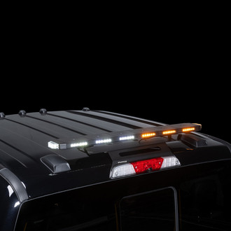 Putco® - 36" Tri-Hornet Rooftop Stealth Amber/White/Blue LED Light Bar