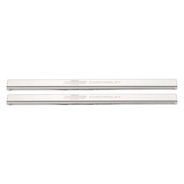 Putco® - Polished Door Sills with Bow Tie Etching