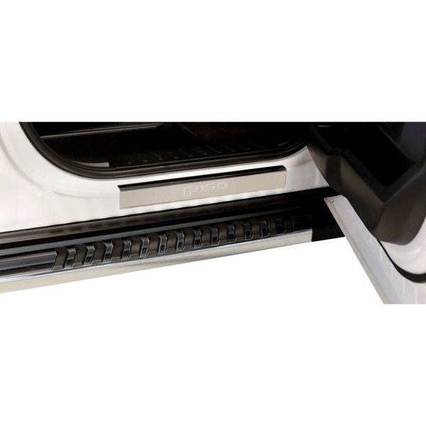 Putco® - Ford Licensed Polished Door Sills with Super Duty Etching
