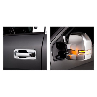 Putco® - 2-Pc Chrome Mirror Cover Kit