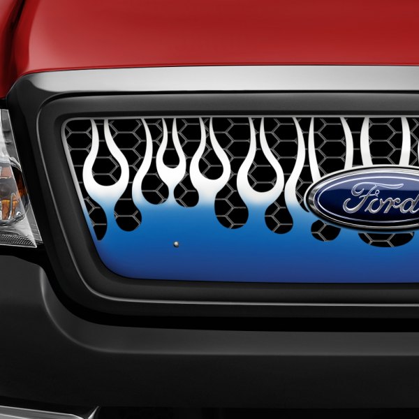 Putco® - Flaming Inferno Style Blue CNC Machined Main Grille