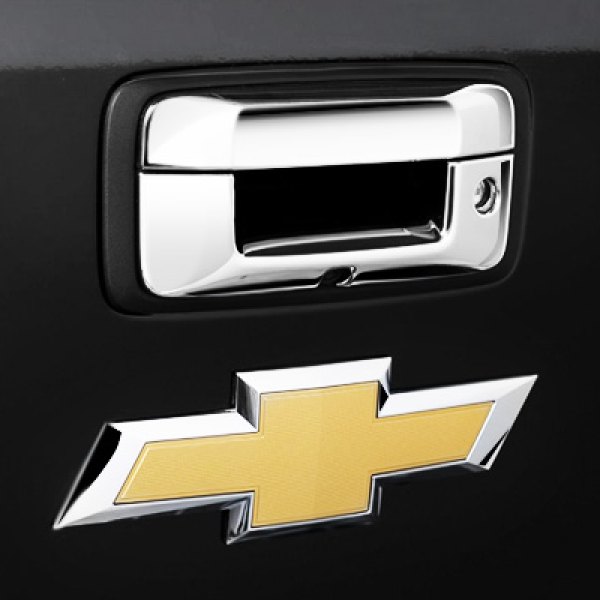 Putco® - Chrome Tailgate Handle Cover on Chevy