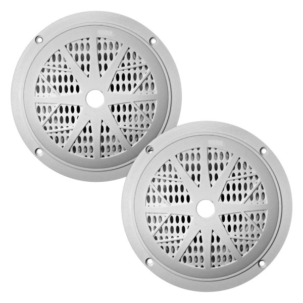 Pyle® - 100W 2-Way 4" White Flush Mount Speakers, Pair